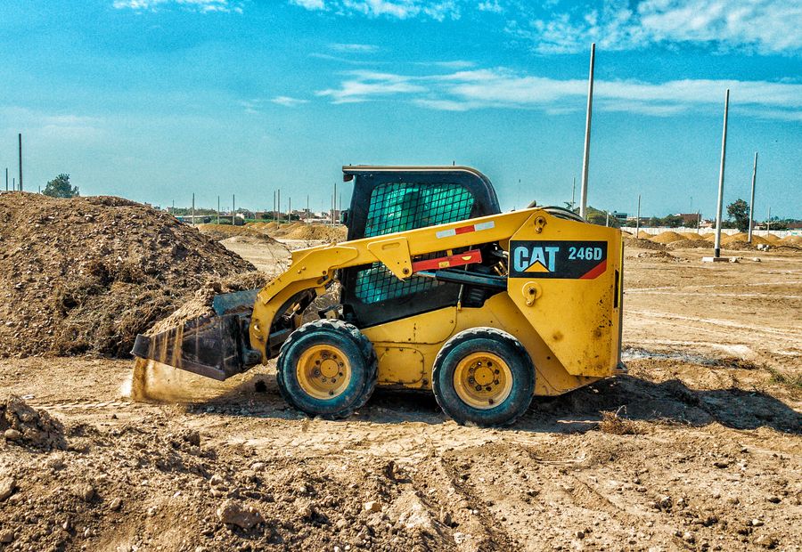 Building lot and driveway corridor cleared for construction outside Springfield Missouri